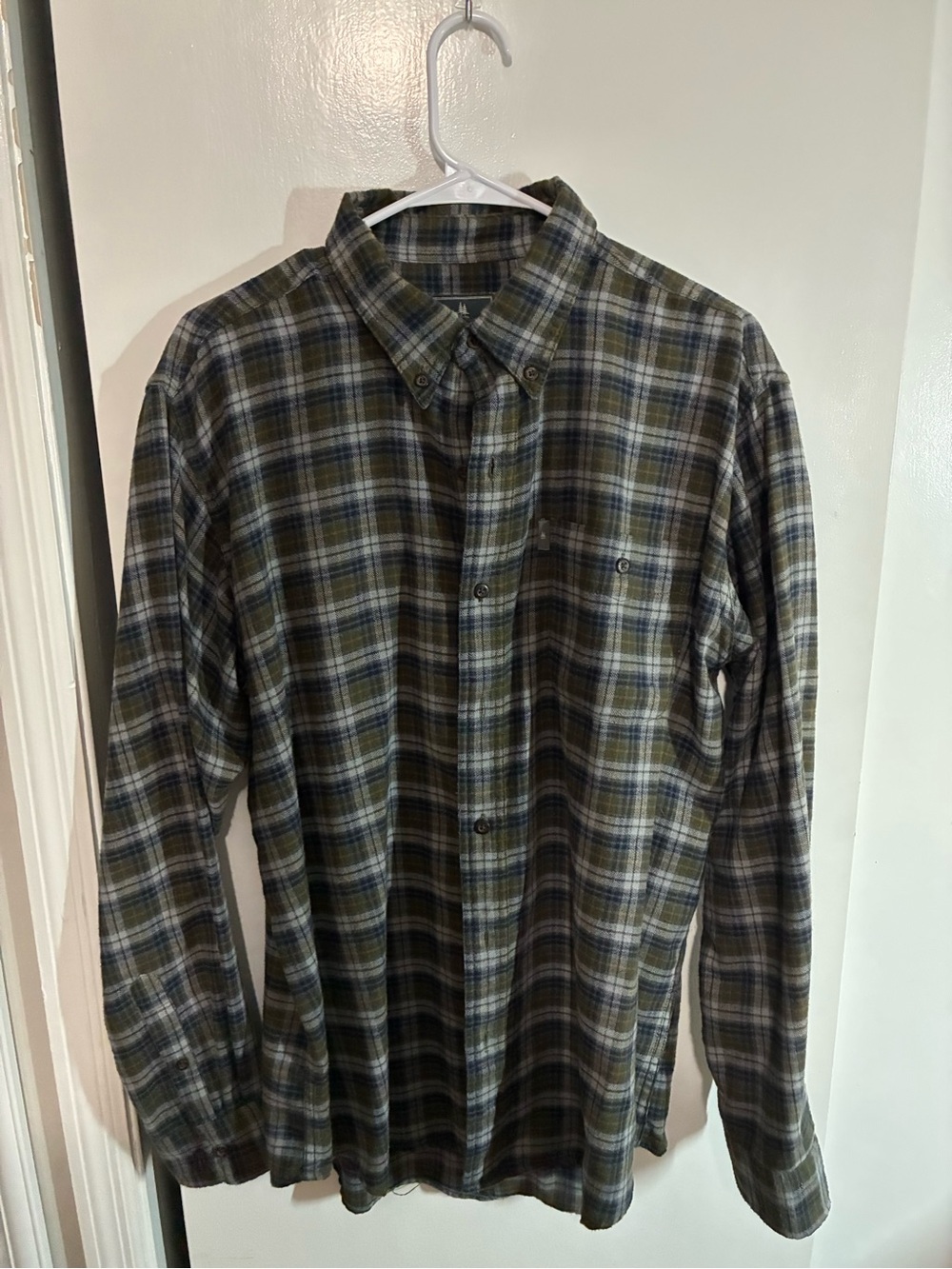 Men's Green Plaid Flannel
